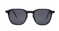 iPOP Urban small square polarised sunglasses in super dark
