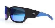 Outrider sports wrap polarised sunglasses wide temples side protection mirror lenses