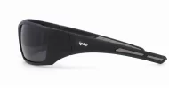  iPOP Blunt matte black wrap polarised sunnies with super dark non-mirror lenses