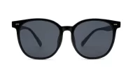 Large round women's polarised sunglasses in TR frames — Sloan by iPOP