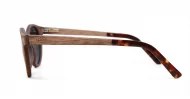 Snoopy walnut wood polarised sunglasses with superdark lenses NZ