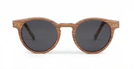 Snoopy walnut wood polarised sunglasses with superdark lenses NZ