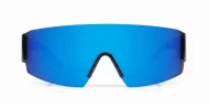 The Snowbird unisex sports shield UV400 sunglasses with vintage-inspired design and mirrored lenses