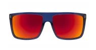 Sports wrap polarised sunglasses with red mirror lenses — Volt Red by iPOP