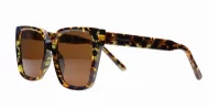Vintage tortoise shell UV400 sunglasses with classic brown lenses