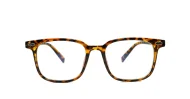 Classic rectangular anti blue light glasses in black, tortoise or clear with sturdy steel hinges