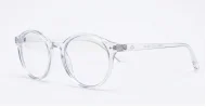 Medium round computer glasses with quality steel hinges