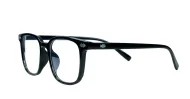 Classic rectangular anti blue light glasses in black, tortoise or clear with sturdy steel hinges