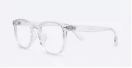 TR90 computer glasses with silver detailing in clear or black with steel hinges