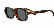 Vintage rectangular sunglasses with silver rivets, iPOP NZ