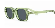 Vintage rectangular sunglasses with silver rivets, iPOP NZ