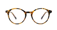 Medium round computer glasses with quality steel hinges