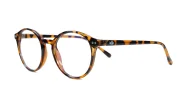 Medium round computer glasses with quality steel hinges