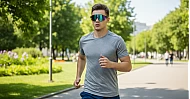  iPOP Cruz polarised mirror sports sunglasses in colour paint splatter finish