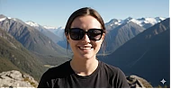 iPOP Skystep polarised cat eye sunnies in with silver temple detail