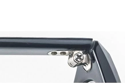 black frames with barrel hinges- iPOP eyewear NZ
