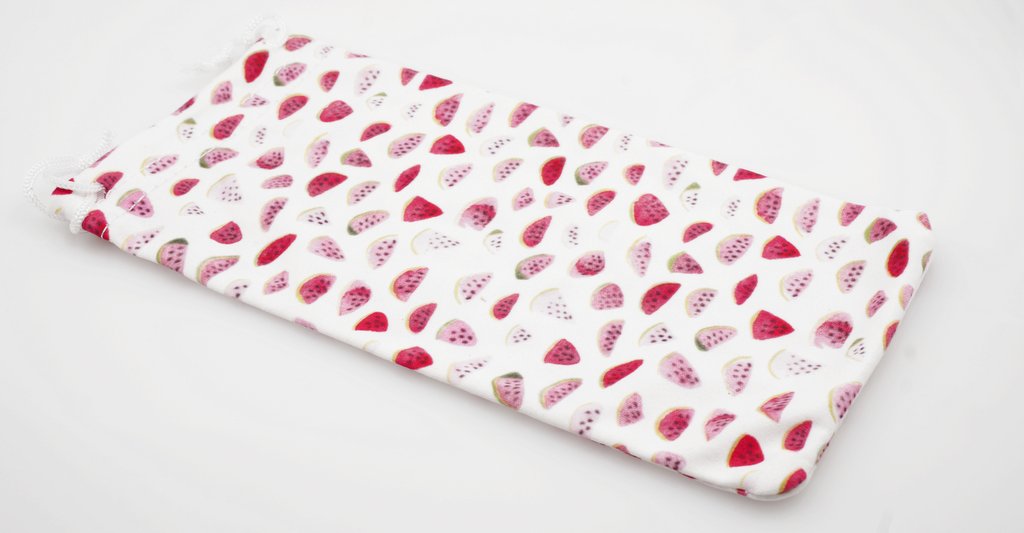 Watermelon microfibre soft case with string pull Mens Sports Polarised Sunglasses