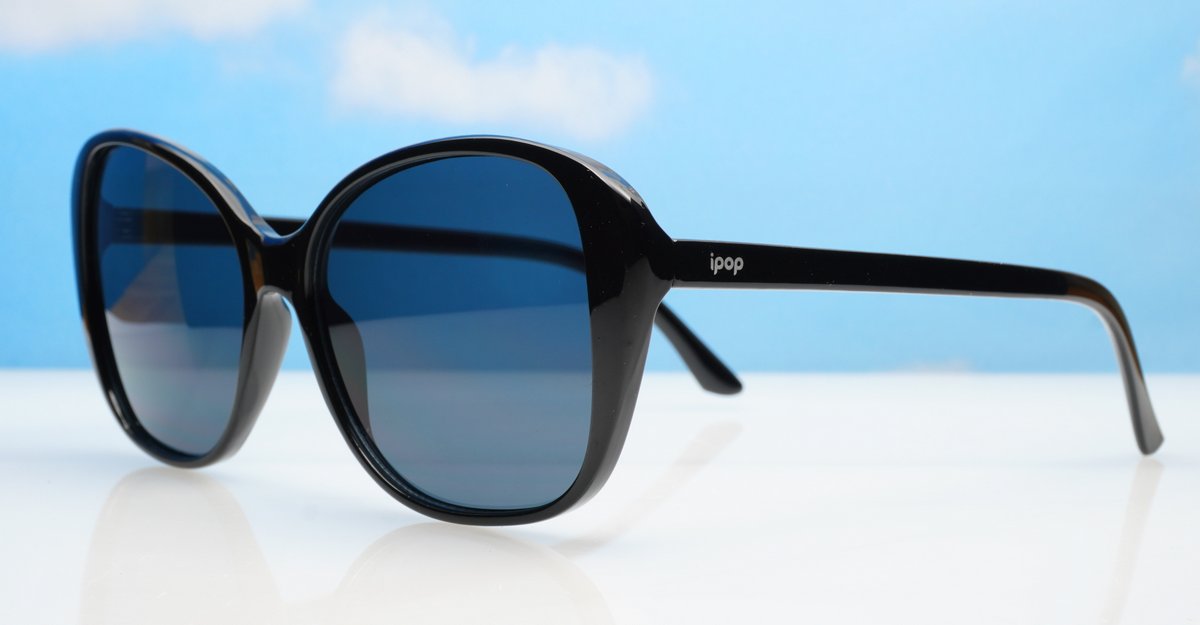 The Zaro bug-style UV400 sunglasses with generous coverage and stainless steel hinges