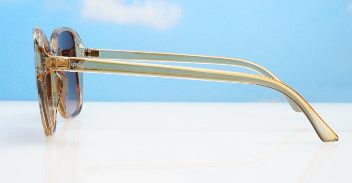 The Zaro bug-style UV400 sunglasses with generous coverage and stainless steel hinges