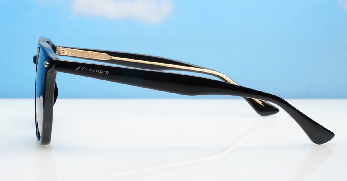  Timoti G15 unisex polarised sunglasses black frames green G15 lenses