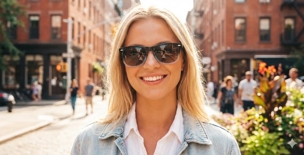 Maui Black wayfarer polarised sunglasses with black gradient frames superdark grey lenses and inner core wire temples