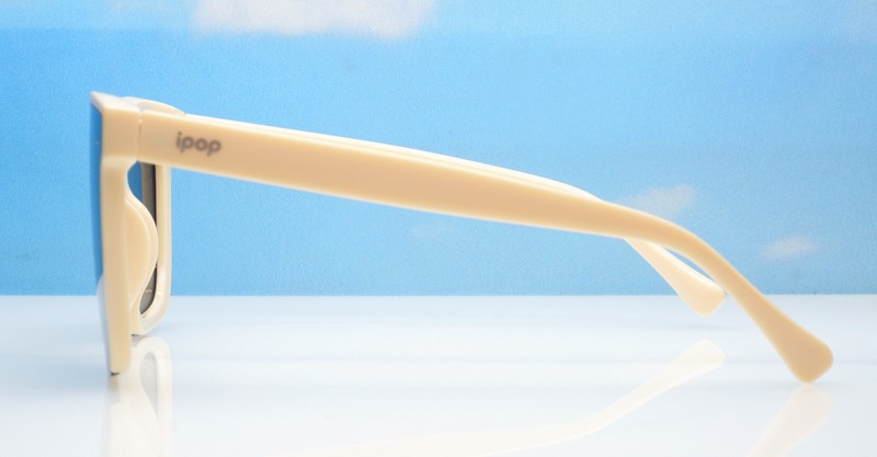 The Indigo large round-square UV400 sunglasses for women with super dark Category 3 lenses