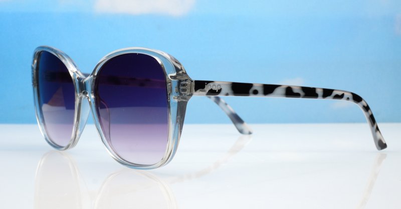 The Zaro bug-style UV400 sunglasses with generous coverage and stainless steel hinges