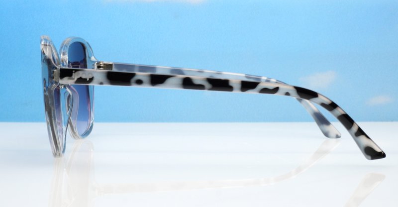 The Zaro bug-style UV400 sunglasses with generous coverage and stainless steel hinges