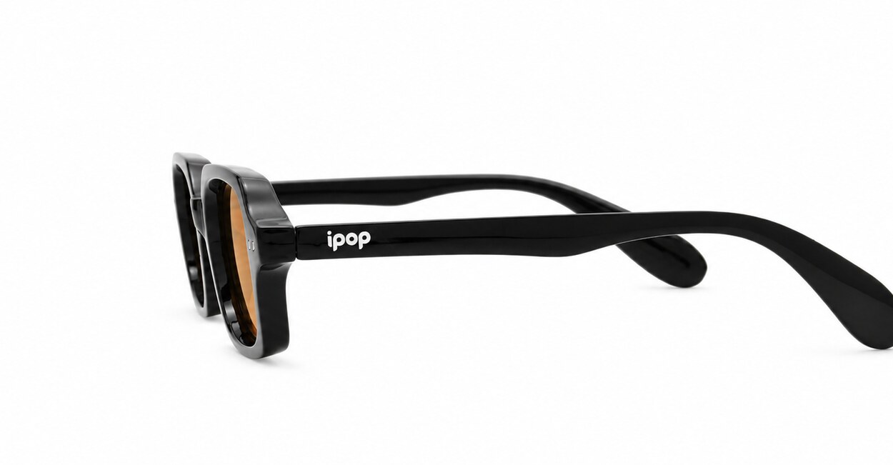 Vintage rectangular sunglasses with silver rivets, iPOP NZ