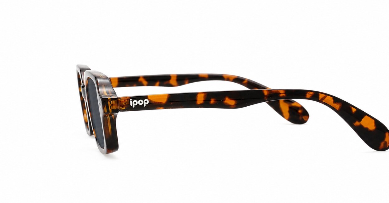 Vintage rectangular sunglasses with silver rivets, iPOP NZ