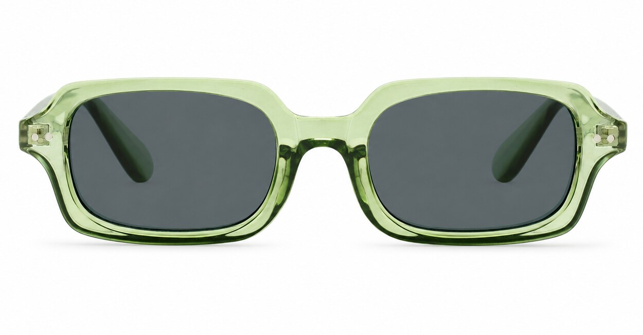 Vintage rectangular sunglasses with silver rivets, iPOP NZ