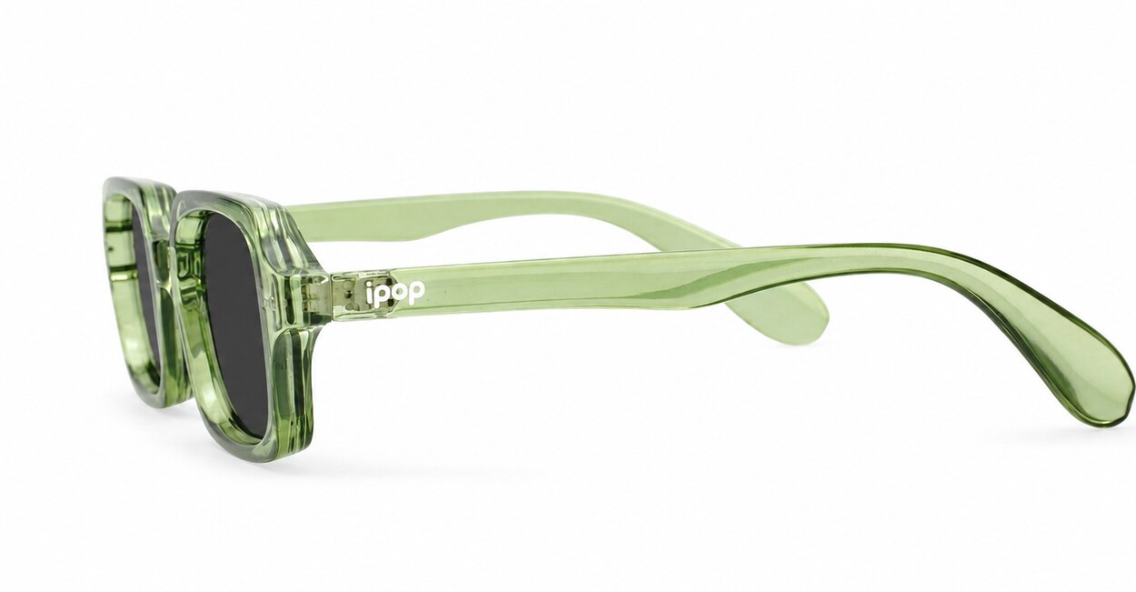 Vintage rectangular sunglasses with silver rivets, iPOP NZ