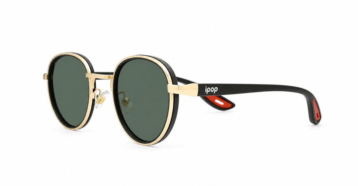 Round metal vintage sunglasses, iPOP NZ