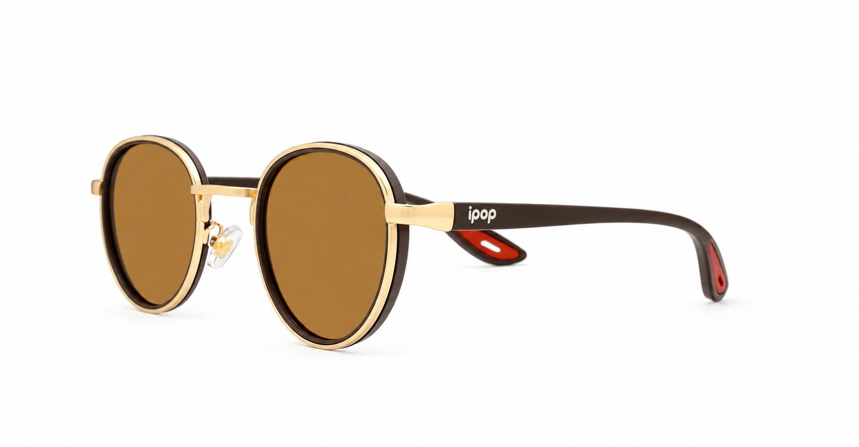 Round metal vintage sunglasses, iPOP NZ
