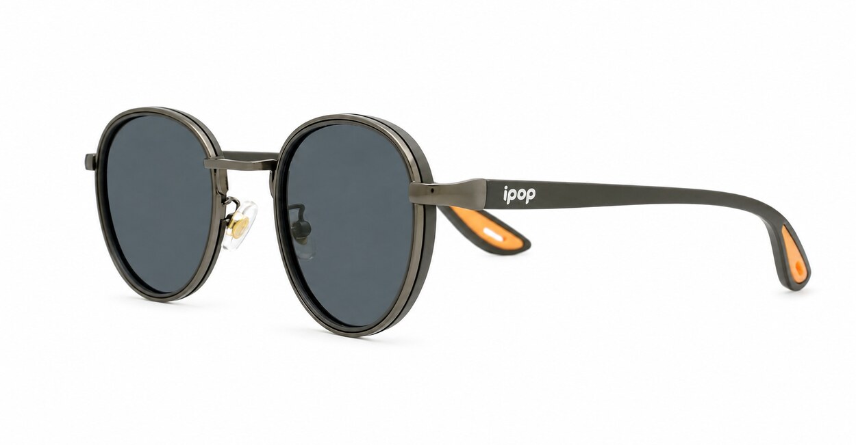 Round metal vintage sunglasses, iPOP NZ