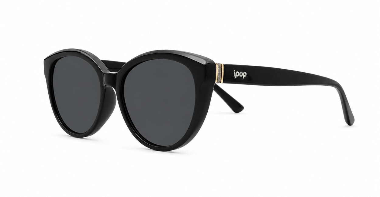 Adeline cat eye vintage sunglasses with inlaid temple detail, iPOP NZ