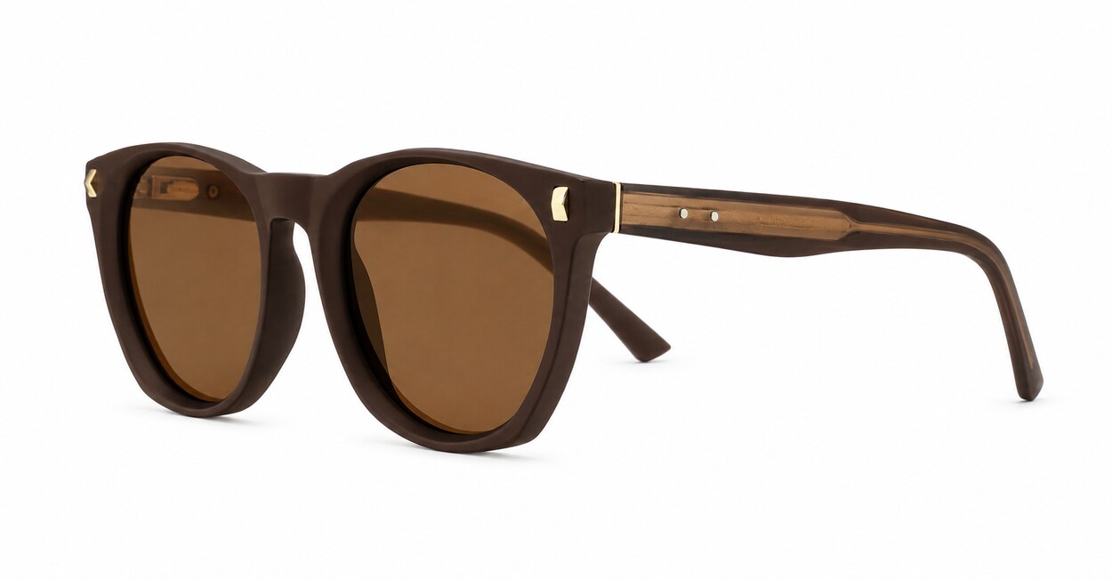 Unisex Ambrose sunglasses with flexible wire-core temples and HD UV400 lenses