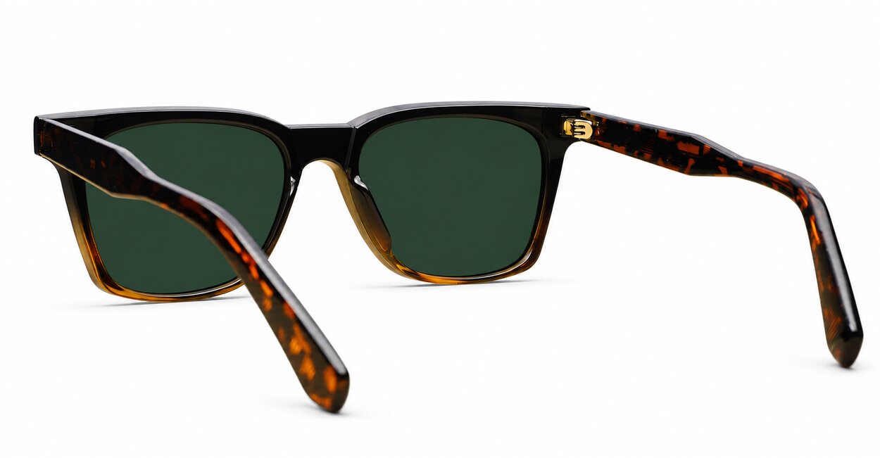 Amiri Tortoise polarised sunglasses gradient black tortoise frames G15 lenses