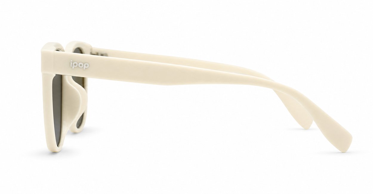 Women's large square sunglasses with silver pips, iPOP NZ