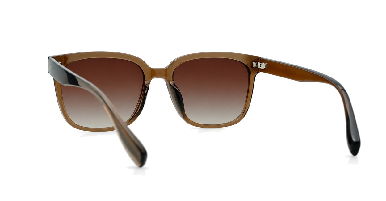 Women's large square sunglasses with silver pips, iPOP NZ