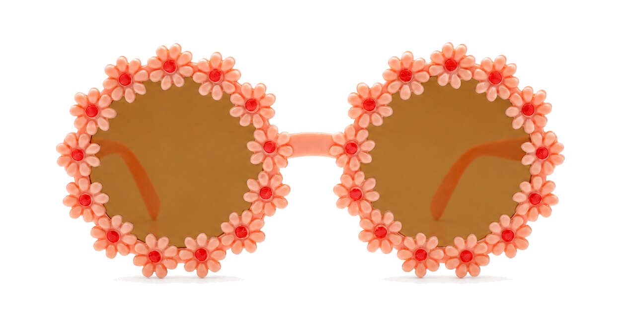 Daisy kids sunglasses with colourful flower design