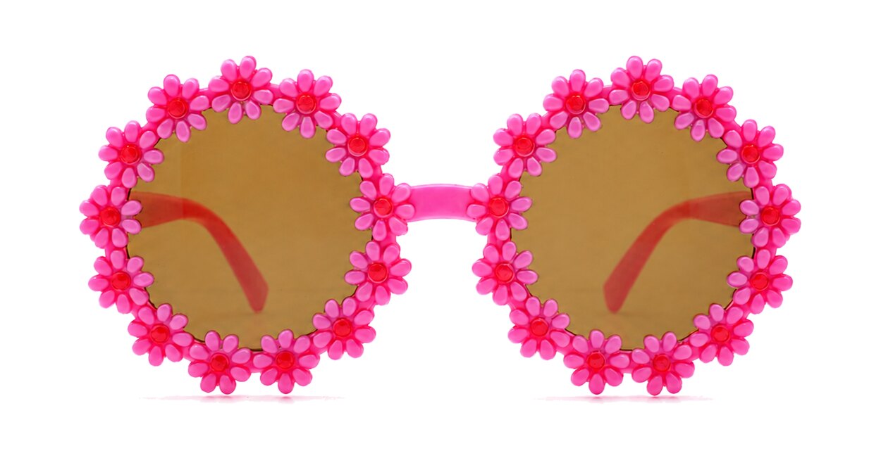 Daisy kids sunglasses with colourful flower design