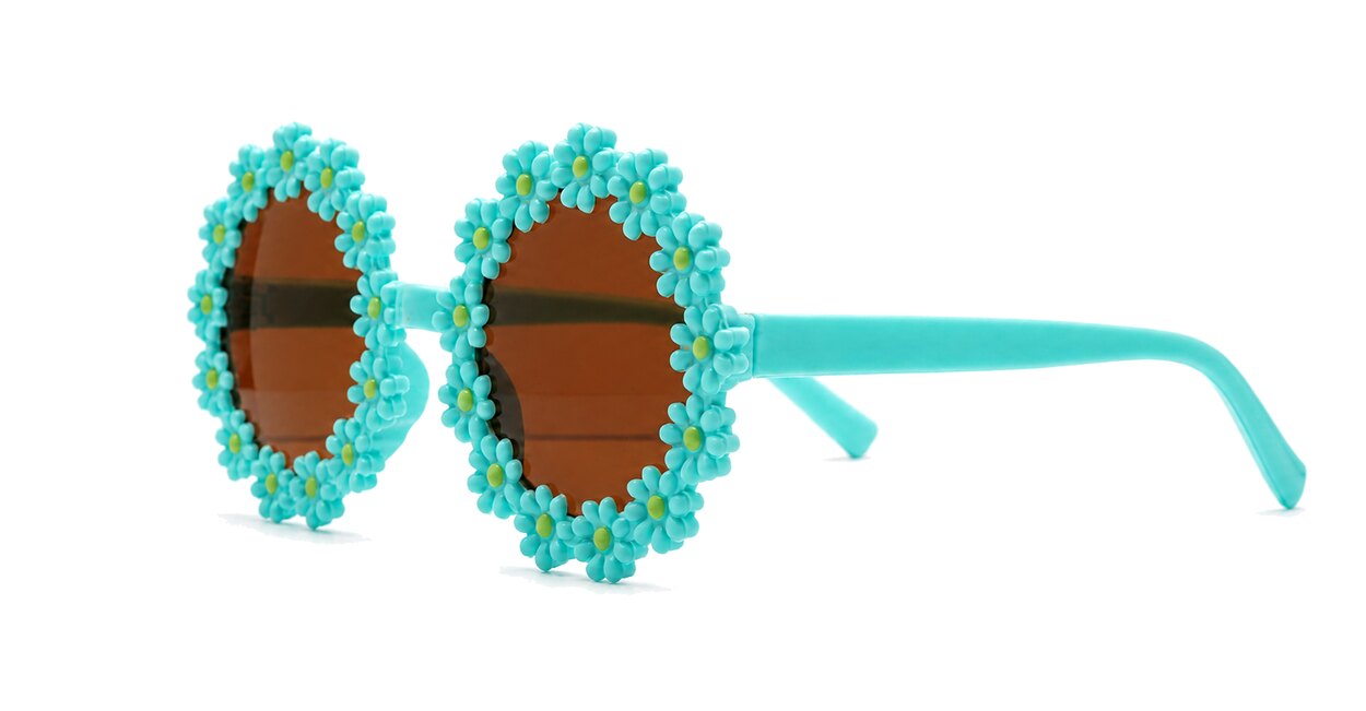 Daisy kids sunglasses with colourful flower design