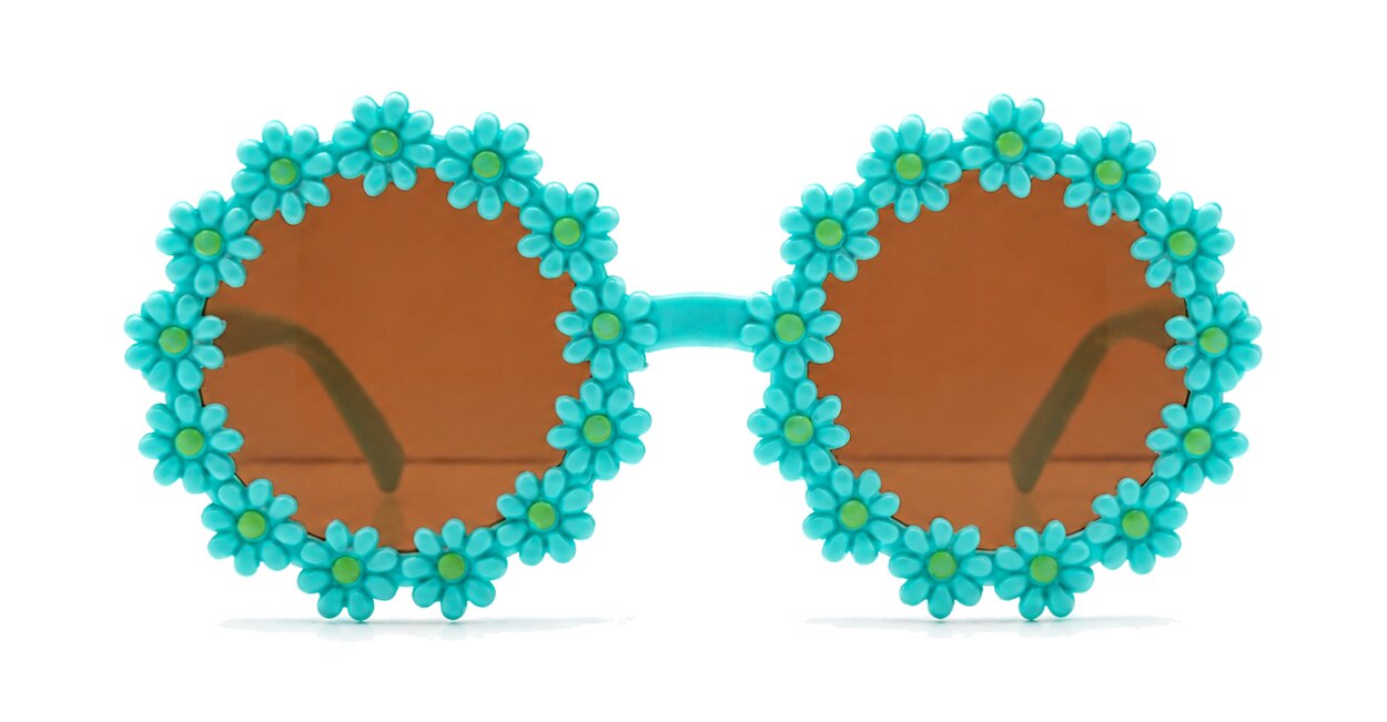 Daisy kids sunglasses with colourful flower design