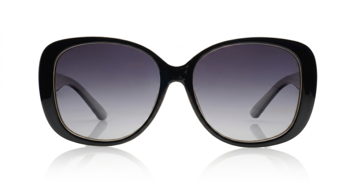 iPOP Ivy large round polarised sunglasses for women with oversized lenses