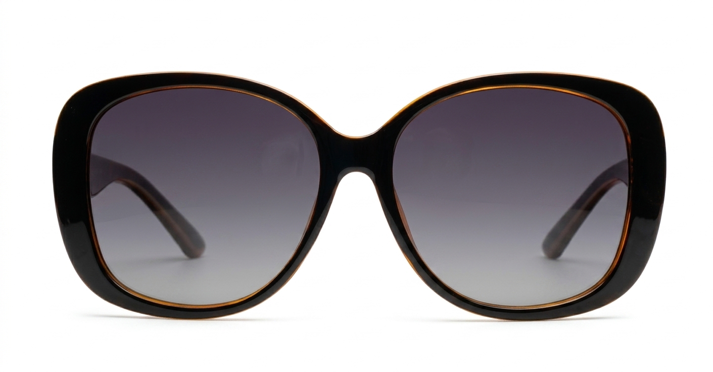 iPOP Ivy large round polarised sunglasses for women with oversized lenses