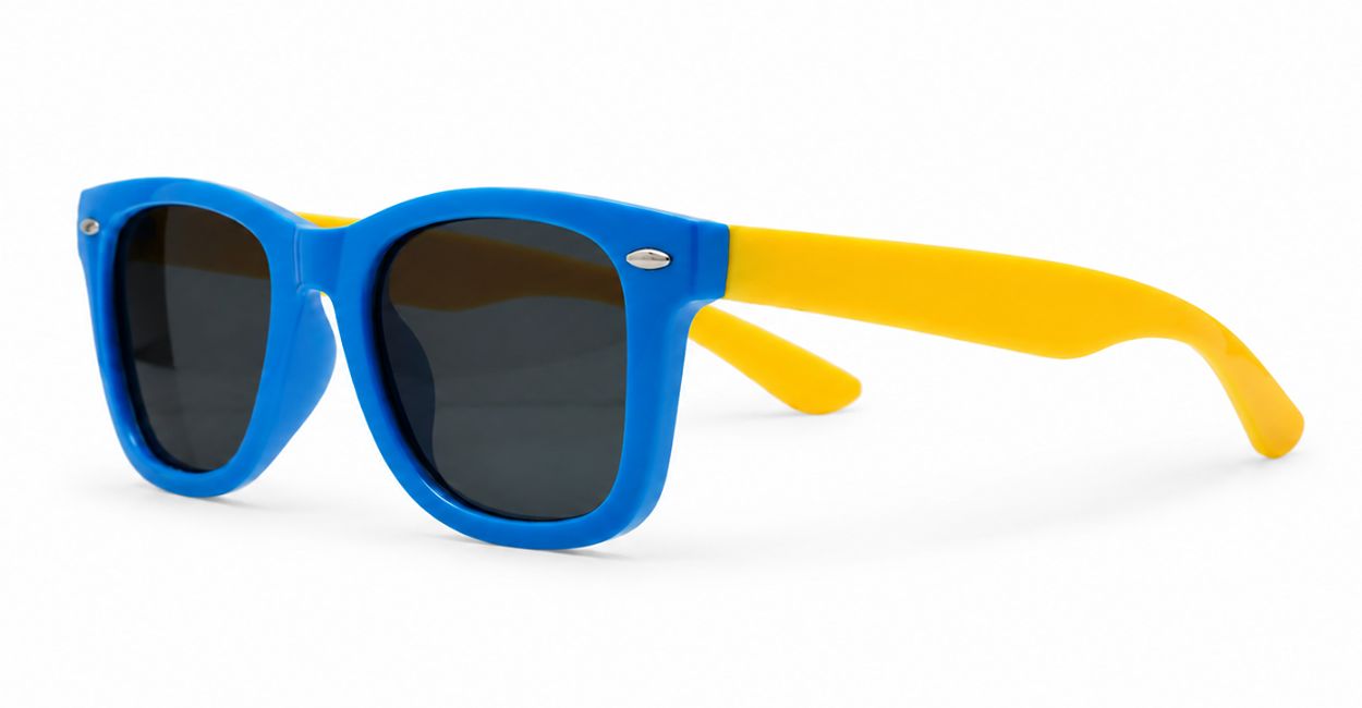Nippa kids two tone polarised sunglasses with flexible TR90 frames