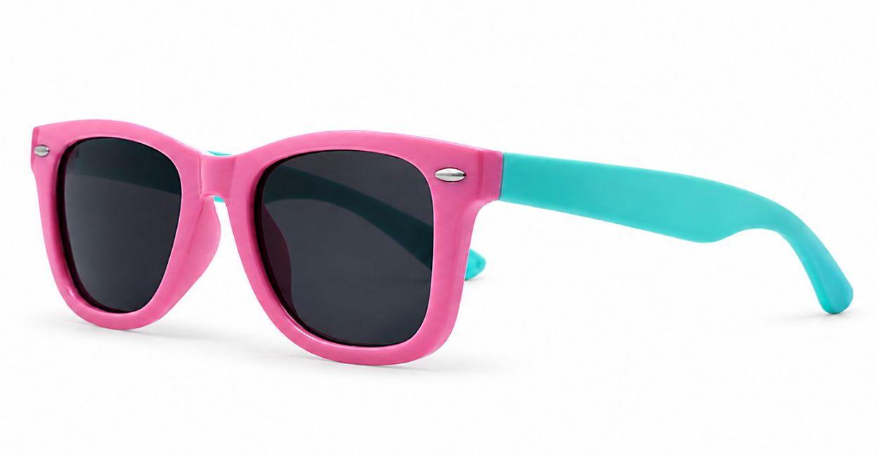 Nippa kids two tone polarised sunglasses with flexible TR90 frames