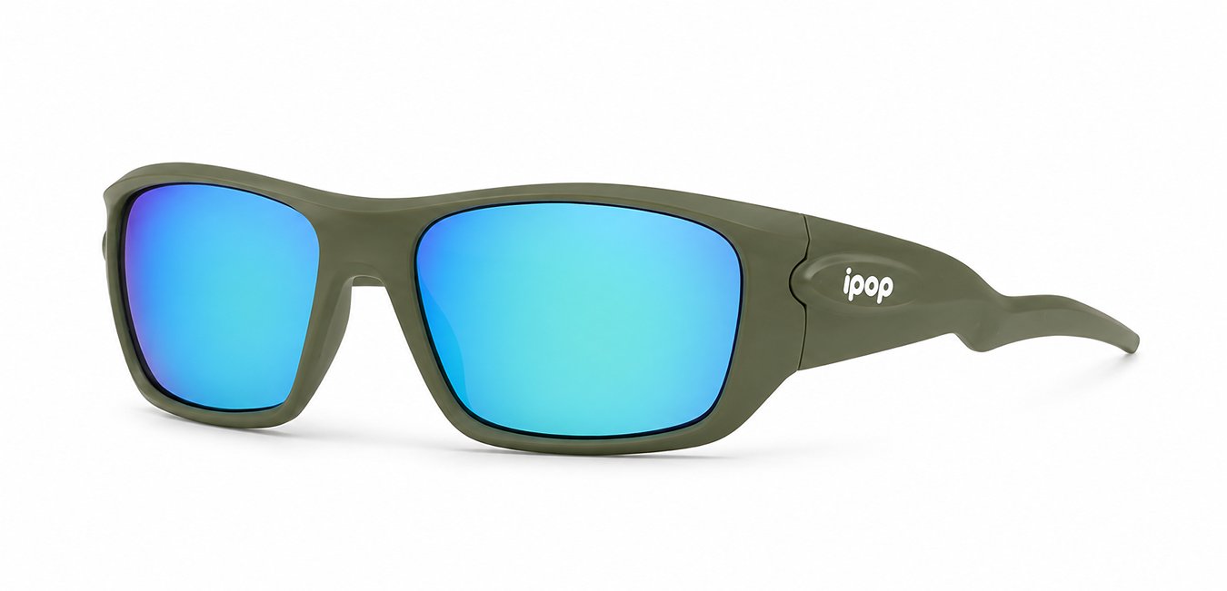 Bronson sunglasses with rectangular wrap-style frame and UV400 lenses