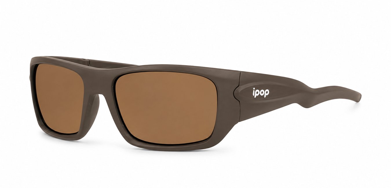 Bronson sunglasses with rectangular wrap-style frame and UV400 lenses